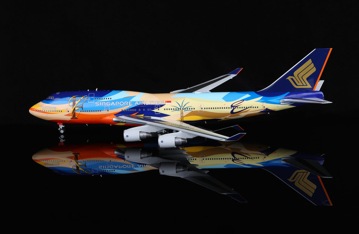 Boeing 747-400 Singapore Airlines "Tropical" 9V-SPK diecast aircraft model