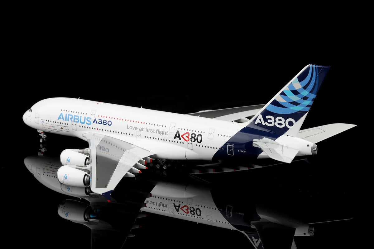 Airbus A380 F-WWDD House Color"Love at First Flight" diecast aircraft model