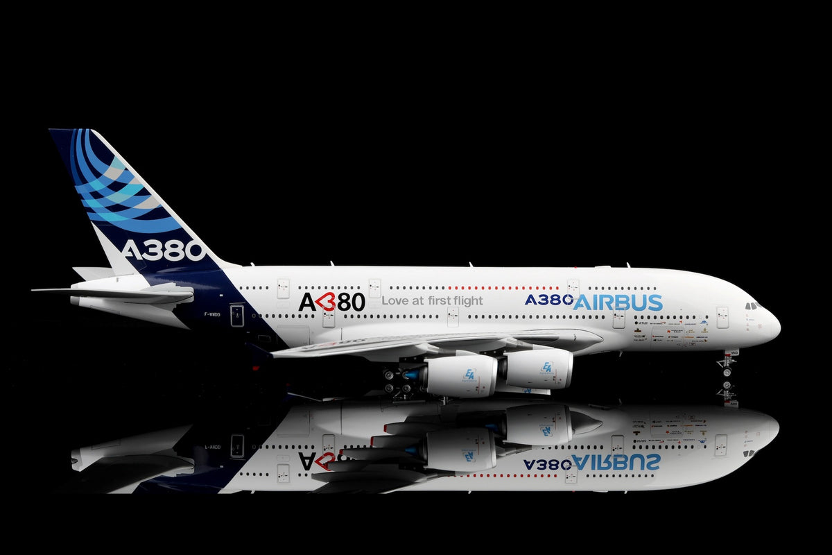 Airbus A380 F-WWDD House Color"Love at First Flight" diecast aircraft model