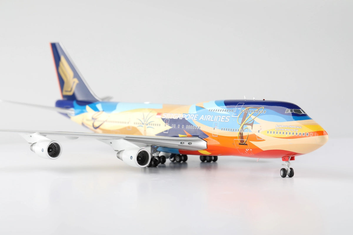 Singapore Airlines B747-400 9V-SPL Tropical diecast aircraft model
