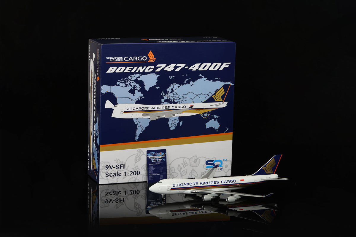 Singapore Airlines Cargo B747-400F 9V-SFI diecast aircraft model