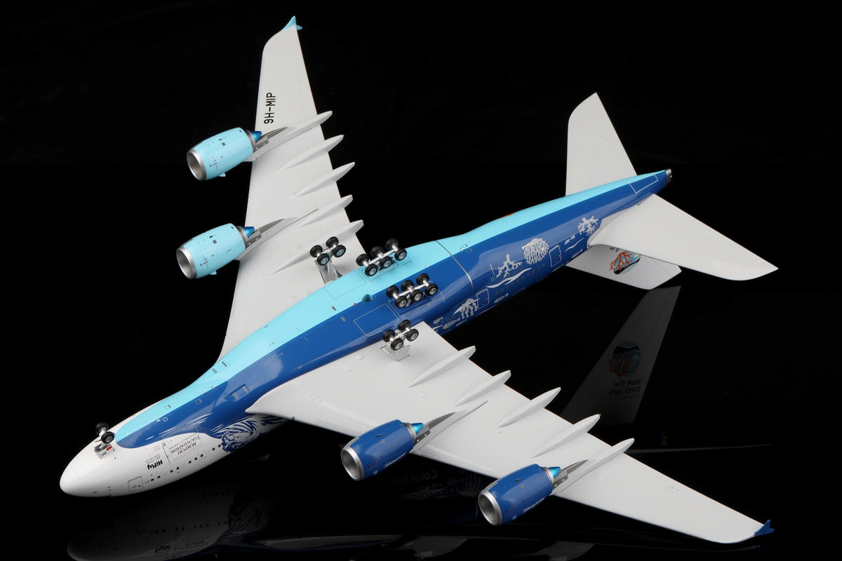 Hi Fly Airbus A380 9H-MIP "Save the cora reefs Livery" diecast aircraft model