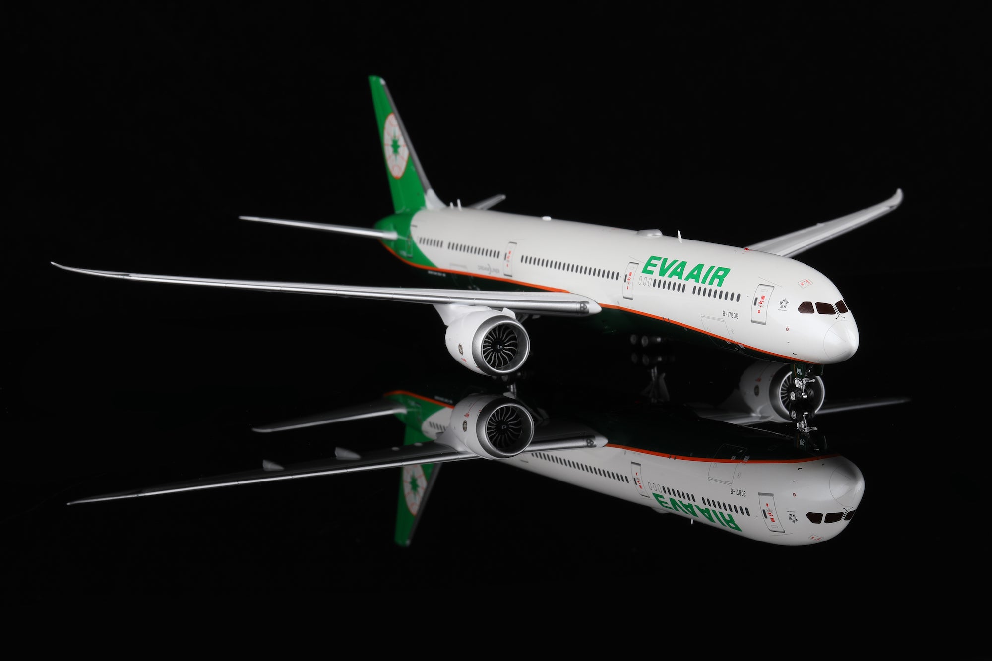 EVA Air B787-10 B-17806 diecast aircraft model