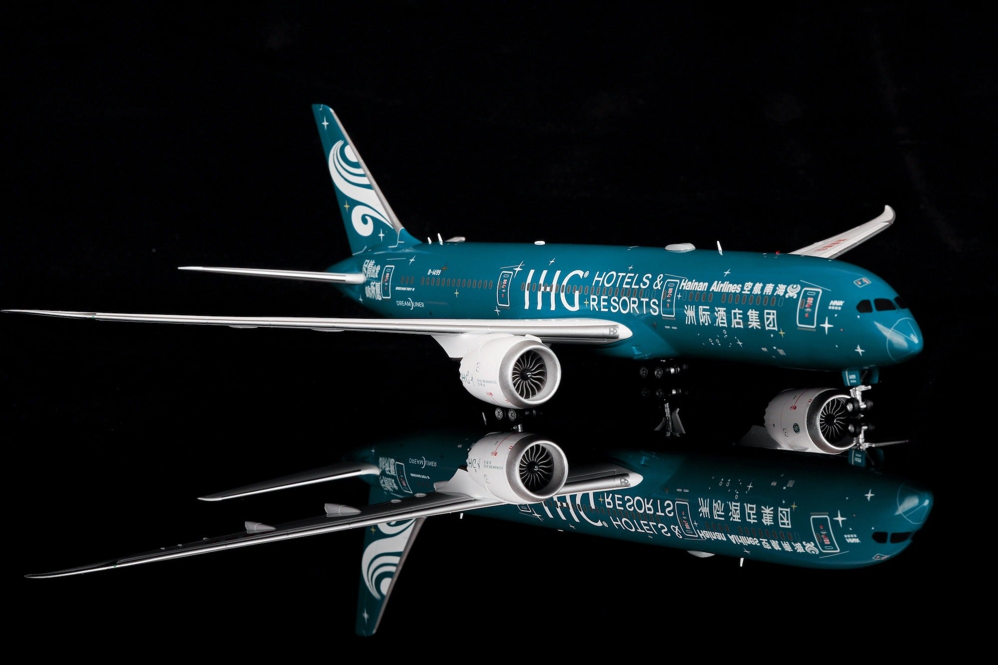 Hainan Airlines B787-9 B-1499 IHG Hotels & Resorts Livery diecast aircraft model