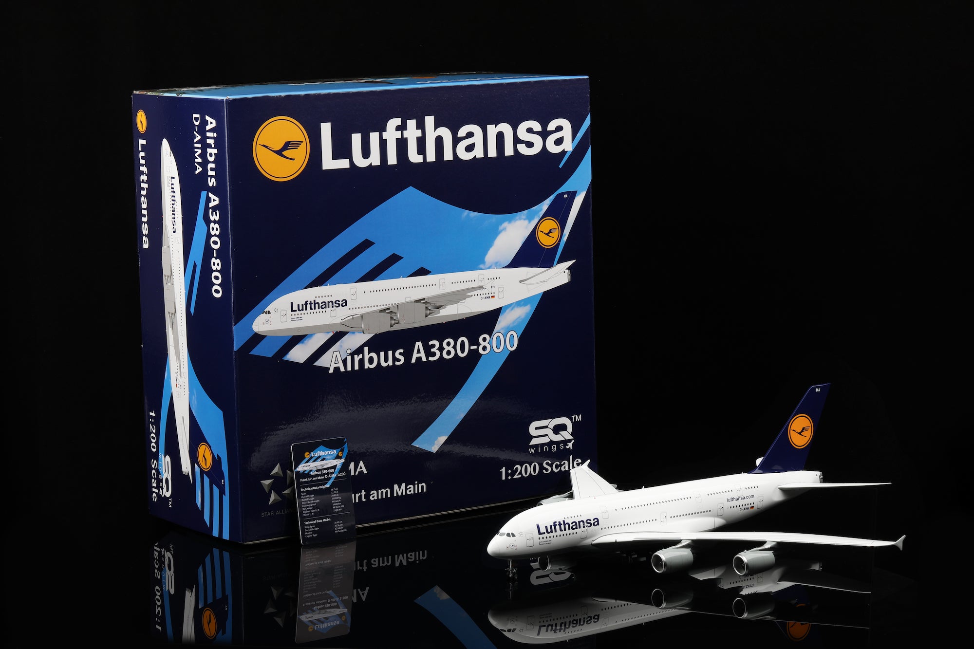 Lufthansa A380 D-AIMA diecast aircraft model