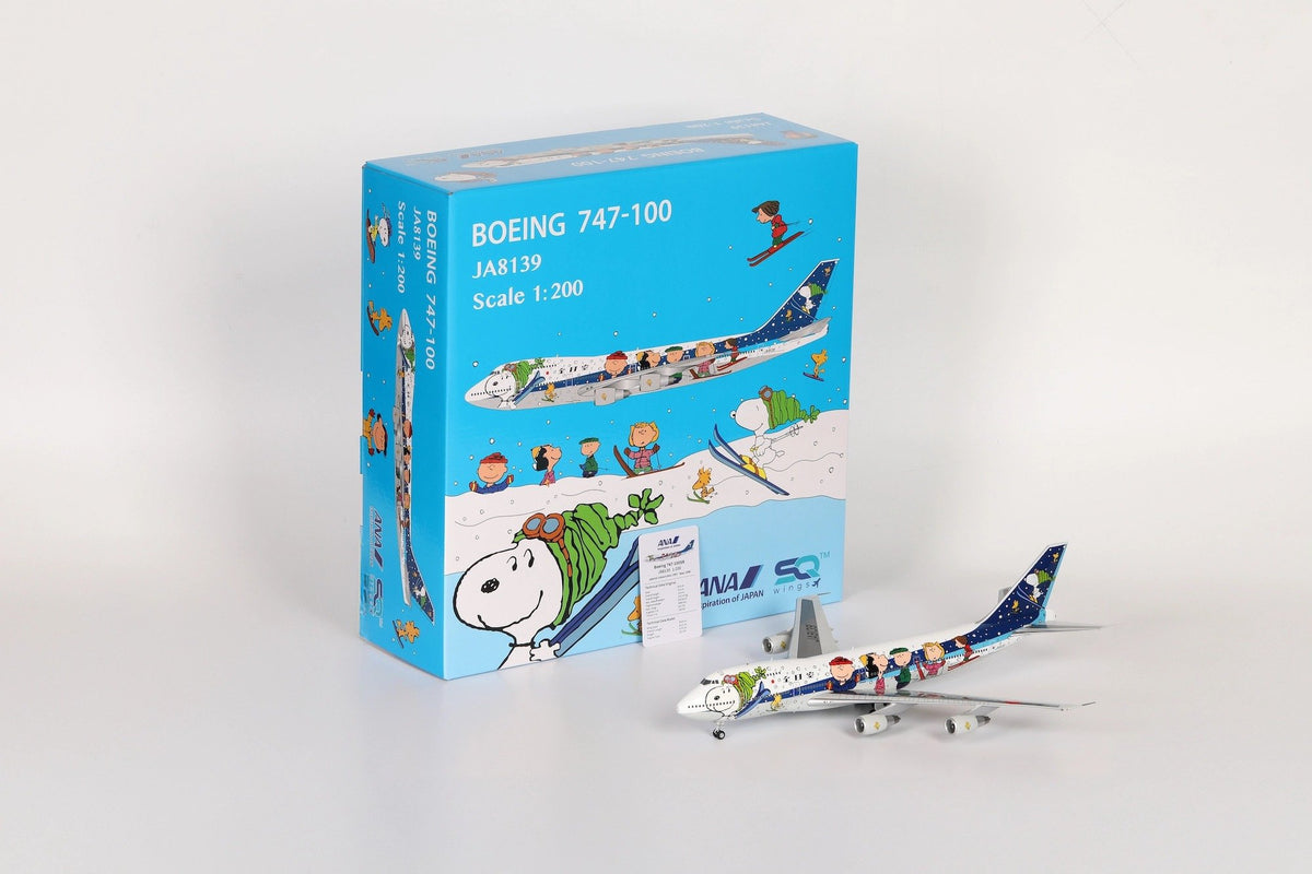 All Nippon Airways B747-100SR JA8139 "Snoopy" diecast aircraft model