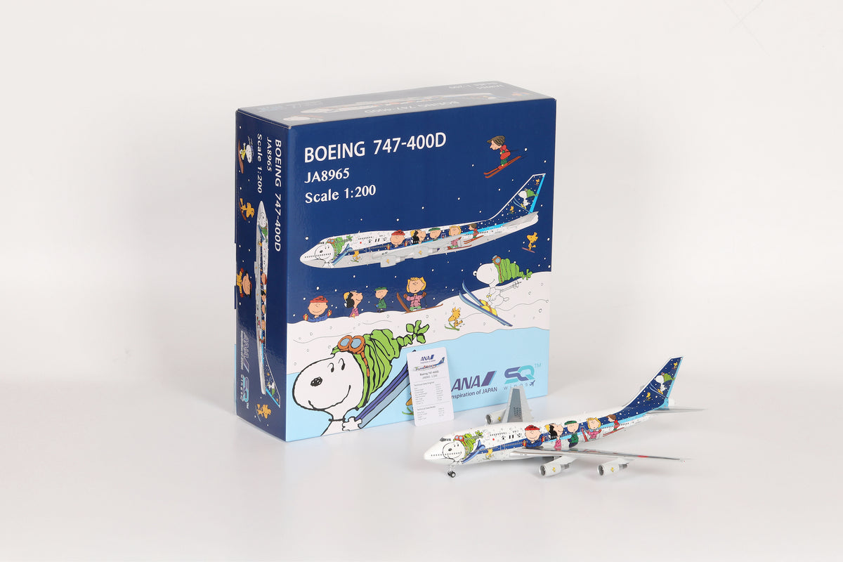 All Nippon Airways B747-400D JA8965 "Snoopy" diecast aircraft model