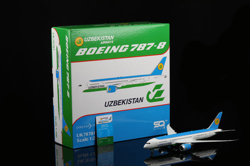Uzbekistan Airways B787-8 UK78701 diecast aircraft model