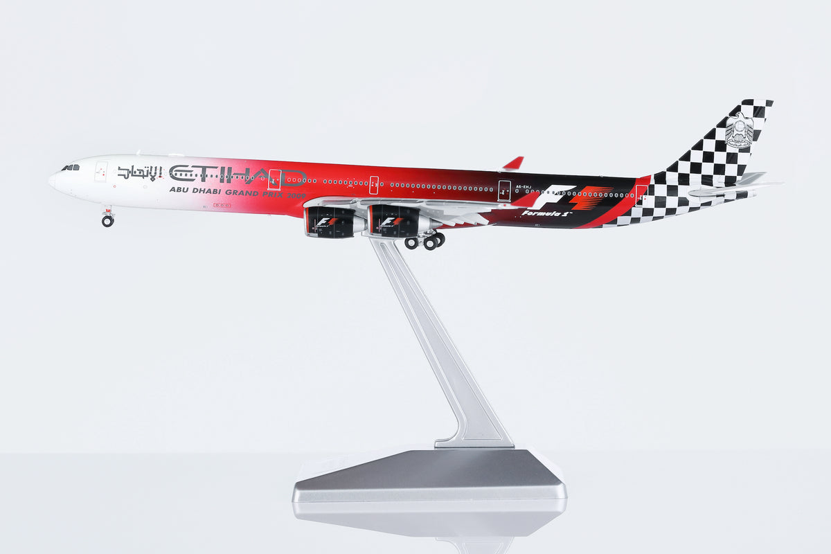 1/400 Etihad Airways A340-642 A6-EHJ "Abu Dhabi GP 2009" HY346091F Flaps Down - image 6