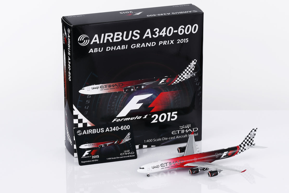 1/400 Etihad Airways A340-642 A6-EHJ "Abu Dhabi GP 2015" HY346094 - image 1