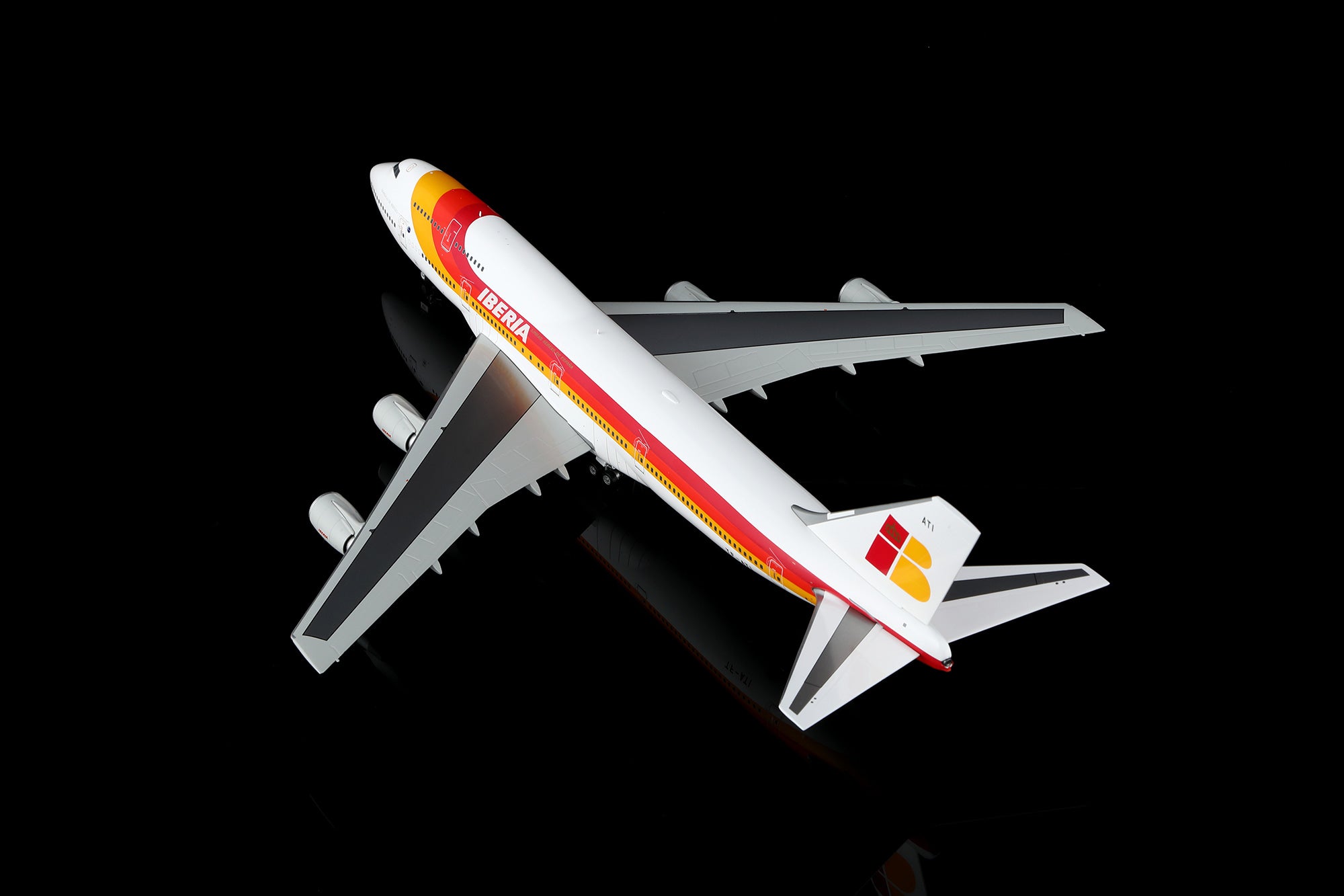 Iberia B747-300 TF-ATI diecast aircraft model