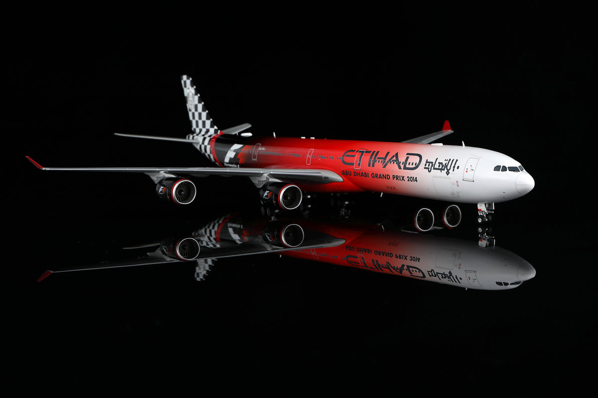 1/200 Etihad Airways A340-600 "ABU DHABI GRAND PRIX 2014" A6-EHJ L2170 / L2170FD - image 6