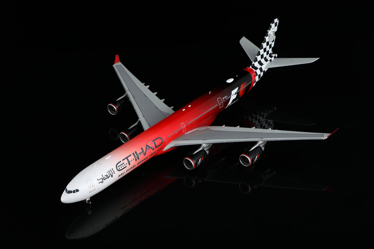 1/200 Etihad Airways A340-600 "ABU DHABI GRAND PRIX 2014" A6-EHJ L2170 / L2170FD - image 9