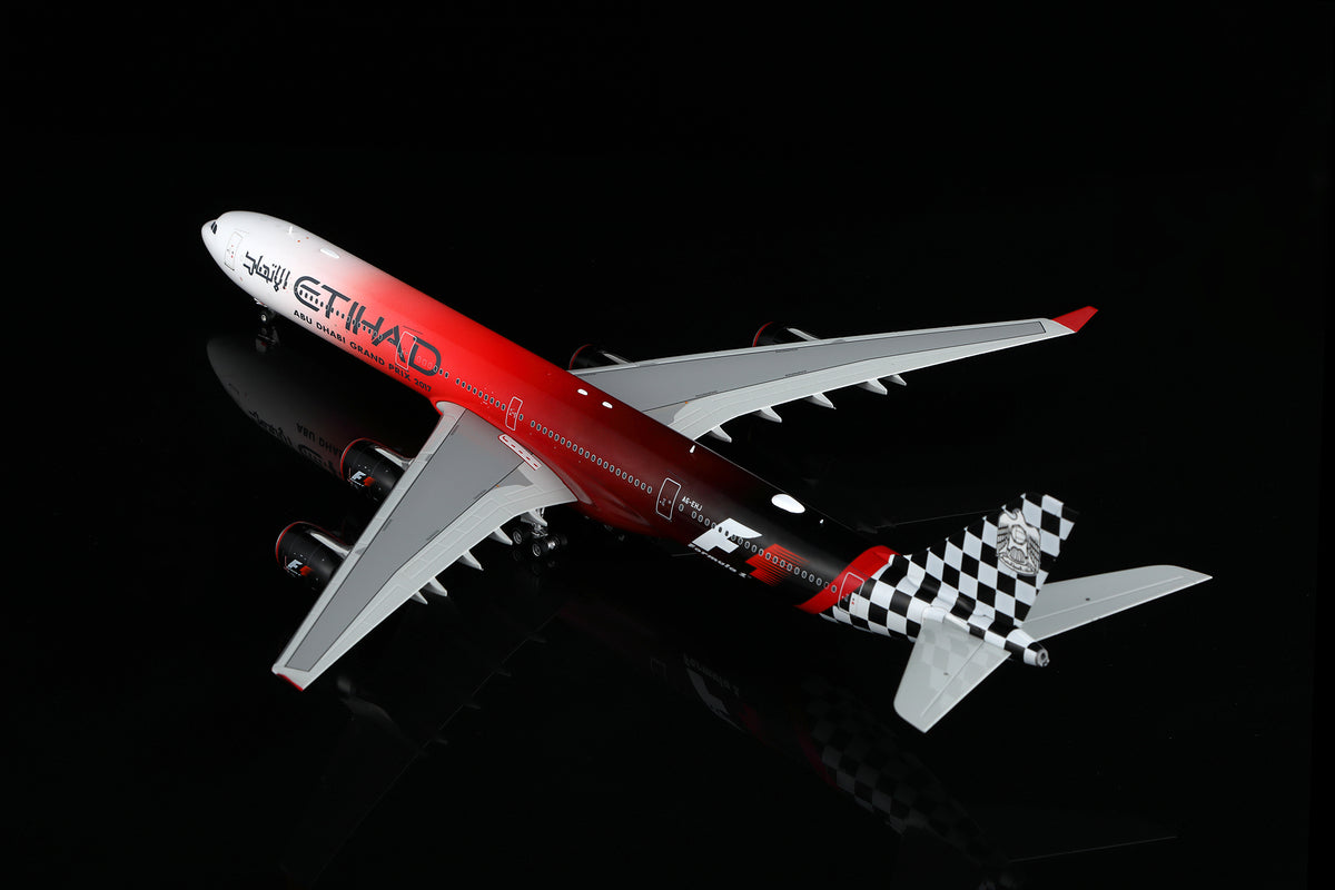 1/200 Etihad Airways A340-600 "ABU DHABI GRAND PRIX 2017" A6-EHJ L2173 / L2173FD - image 8