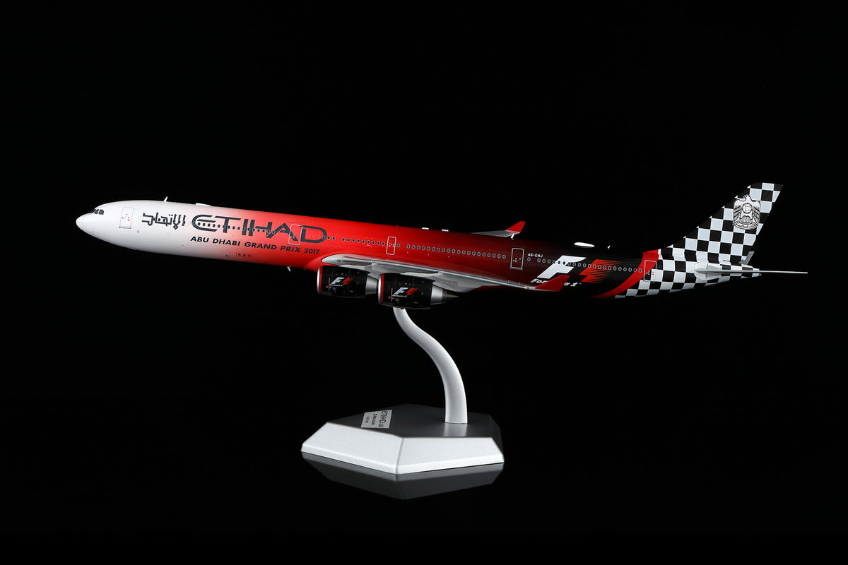 1/200 Etihad Airways A340-600 "ABU DHABI GRAND PRIX 2017" A6-EHJ L2173 / L2173FD - image 11